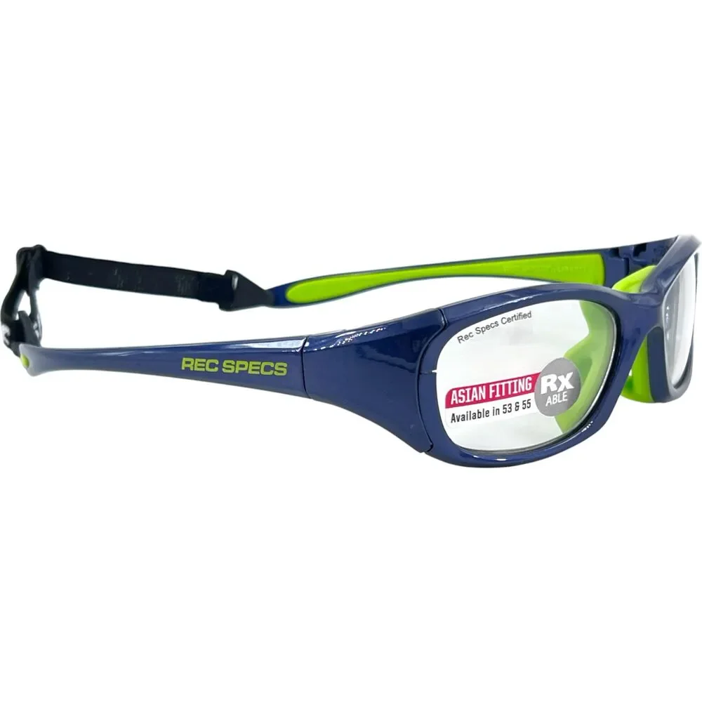 Liberty Sport RS 50 Rec Specs Protective Eyeglass Frame 647 Navy Green 53-17